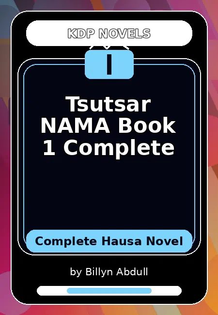 Tsutsar NAMA Book 1 Complete Complete Hausa Novel by Billyn Abdull